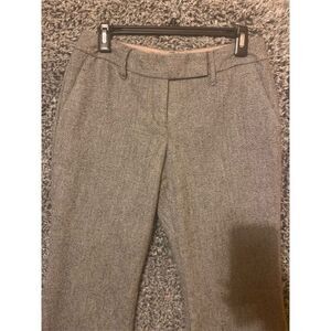 Ann Taylor Women's Brown Tweed Cropped Culottes Size 6 Casual Pants inseam 31